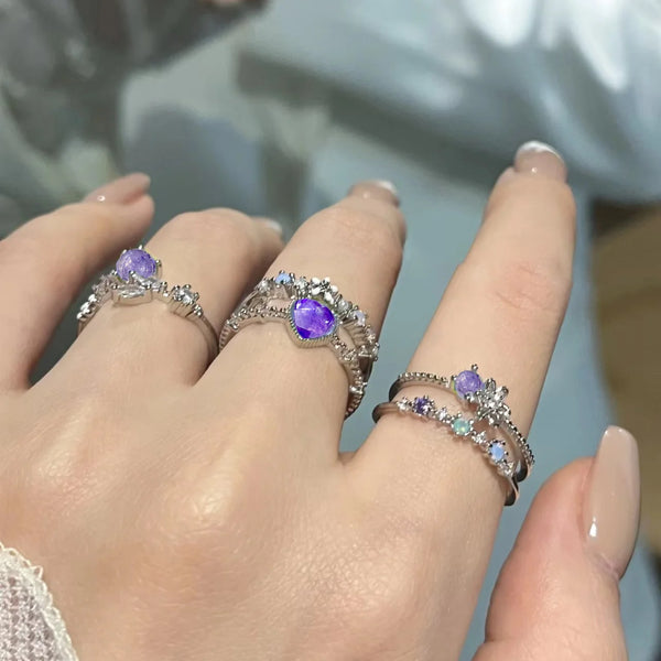 Y2K Kpop Geometry Jewelry