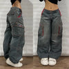 Y2K Multi-pocket Baggy Jeans