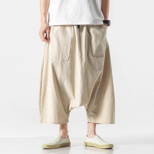 Y2K Cotton Parachute Pants