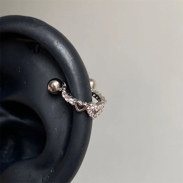 Y2K Hollow Heart Earing
