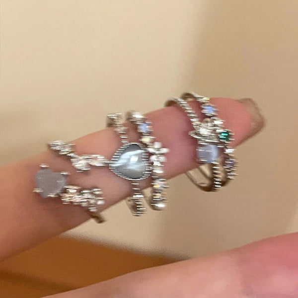Y2K Kpop Geometry Jewelry
