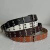 Y2K Punk Rivet Leather Belts