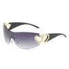 Y2K Sporty Heart Sunglasses