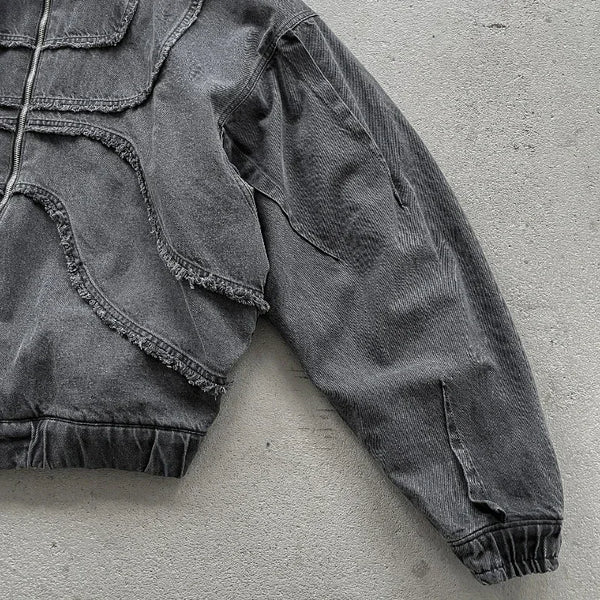 Stormwave Hooded Denim Jacket