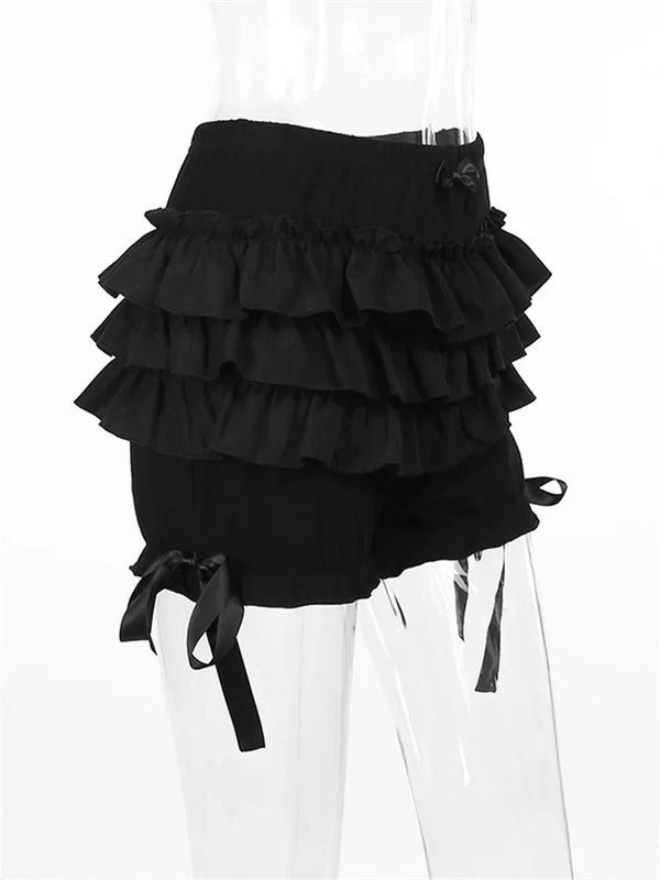 Y2K Ruffle Bloomer Shorts