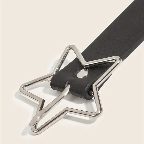 Y2K Punk Star Rivet Belt