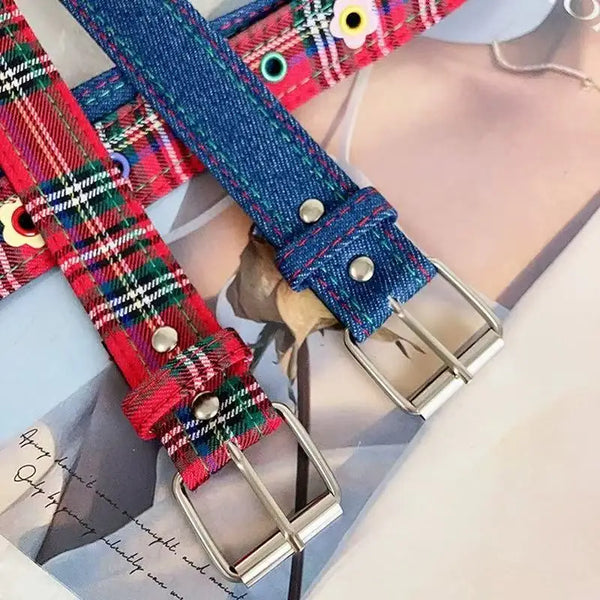 Y2K Cute Canvas Belt