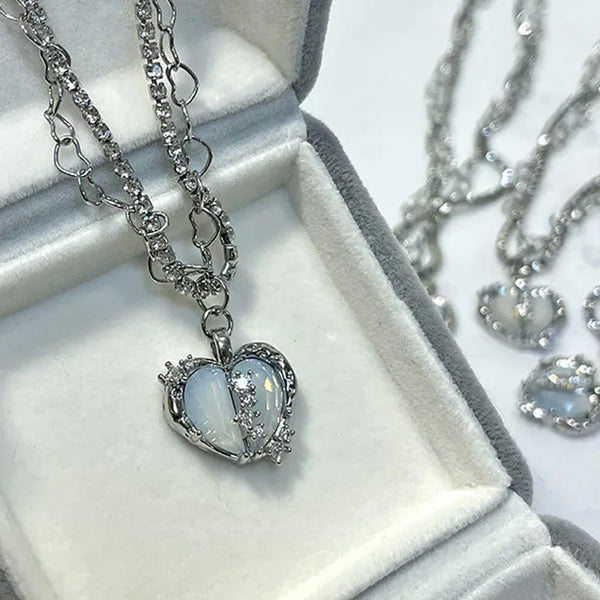 Y2K Water Drop Pendant