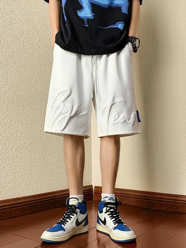 Y2K Foamed Printed Shorts