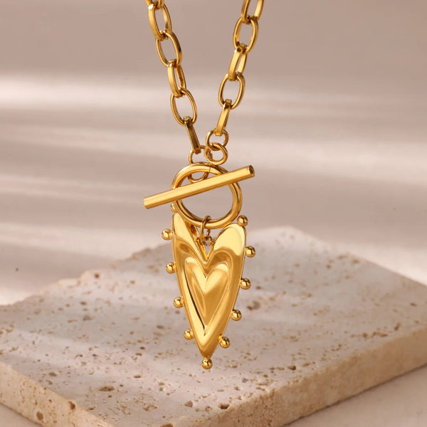 Y2K Gold Color Necklace