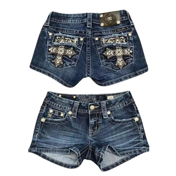 Y2K Vintage Denim Short