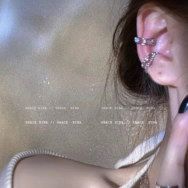 Y2K Butterfly Tassel EarClips