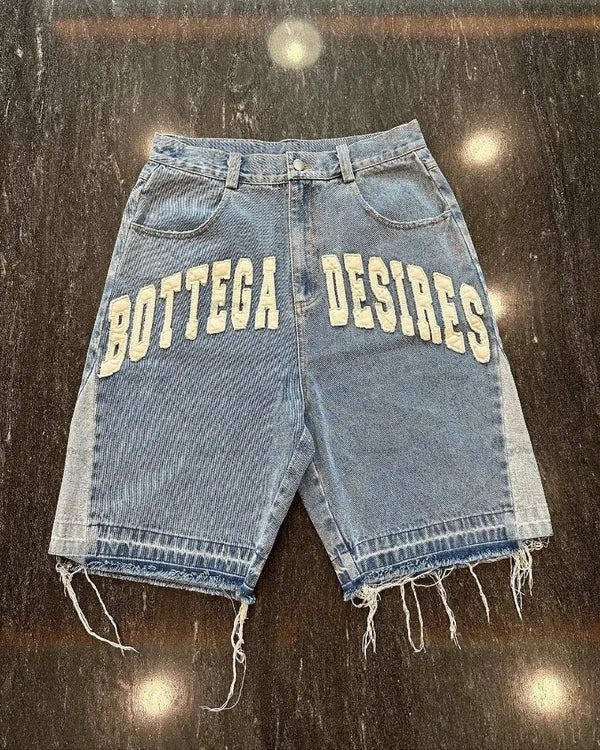 Y2K Street Denim Shorts
