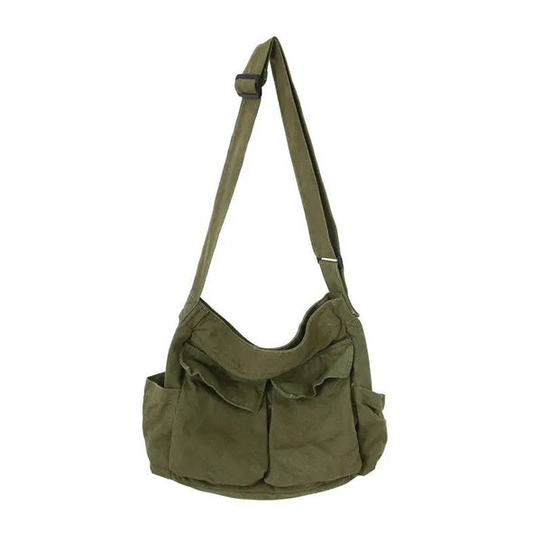 Y2K Canvas Messenger Bag