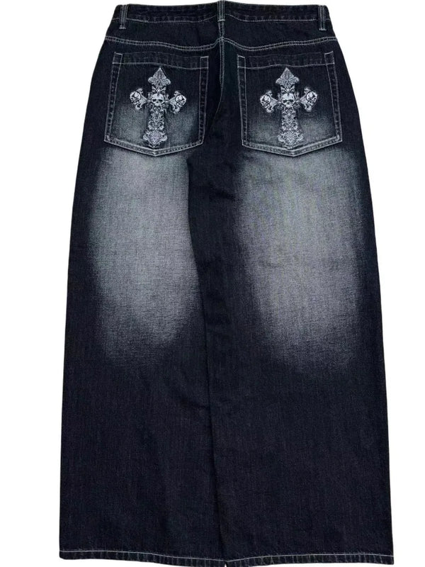 Y2K Vintage Washed Jeans
