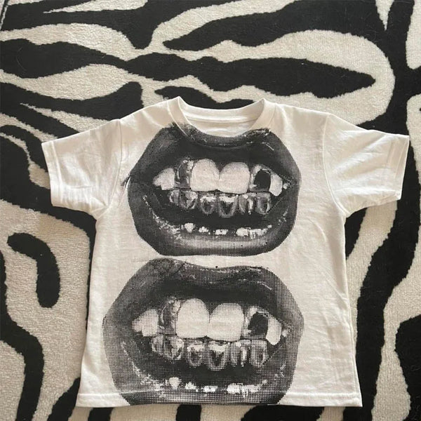 Y2K Gothic Baby Tee