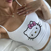 Y2K Hello Kitty Crop Top
