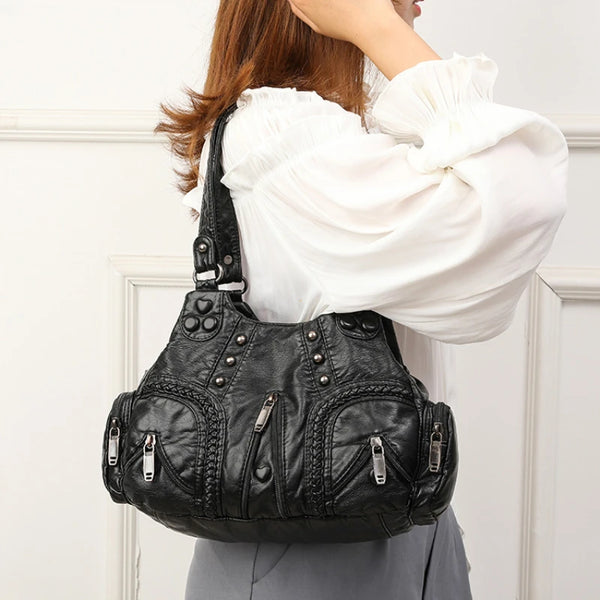 Y2k Designer Leather Bag