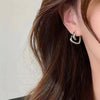 Y2K Heart Hoop Earrings
