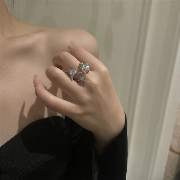 Y2K Kpop Geometry Jewelry