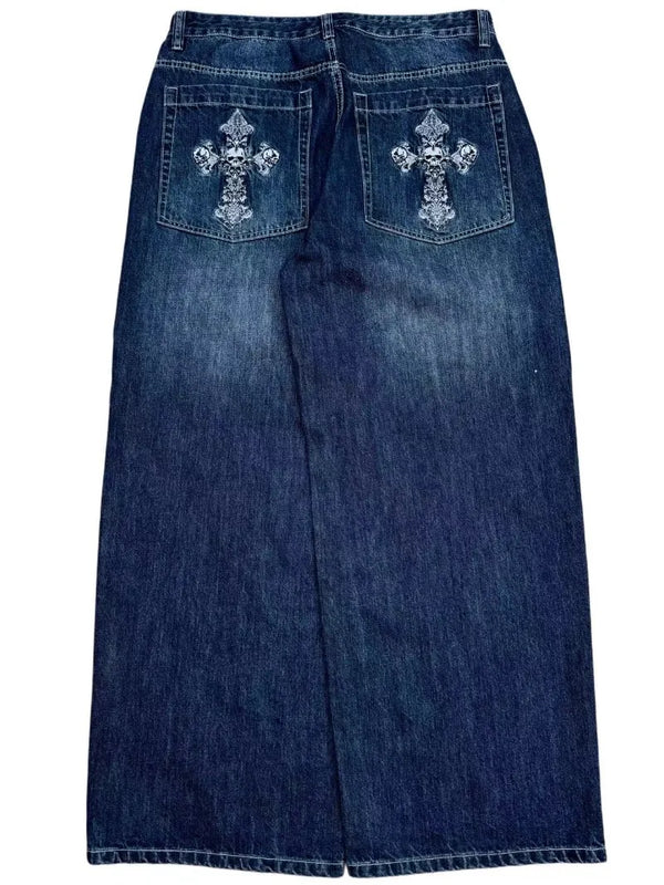 Y2K Vintage Washed Jeans