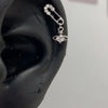 Y2K Love Star Ear Cuff