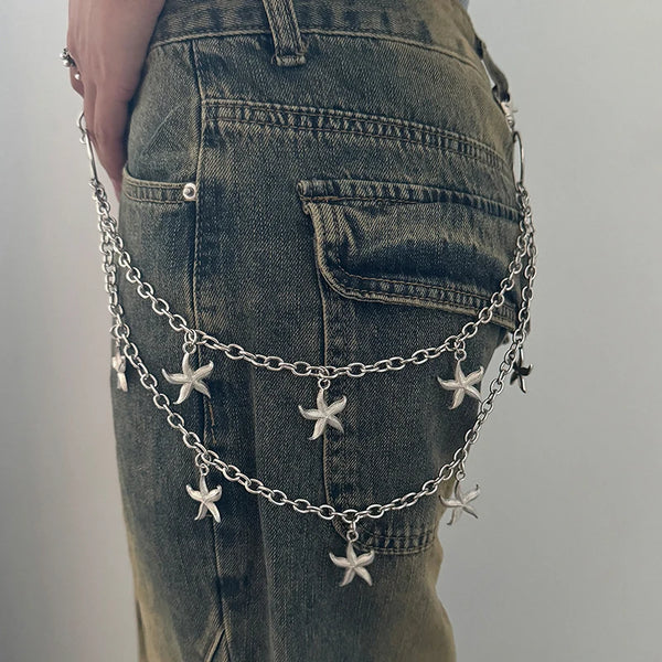Y2K Punk Jeans Keychain