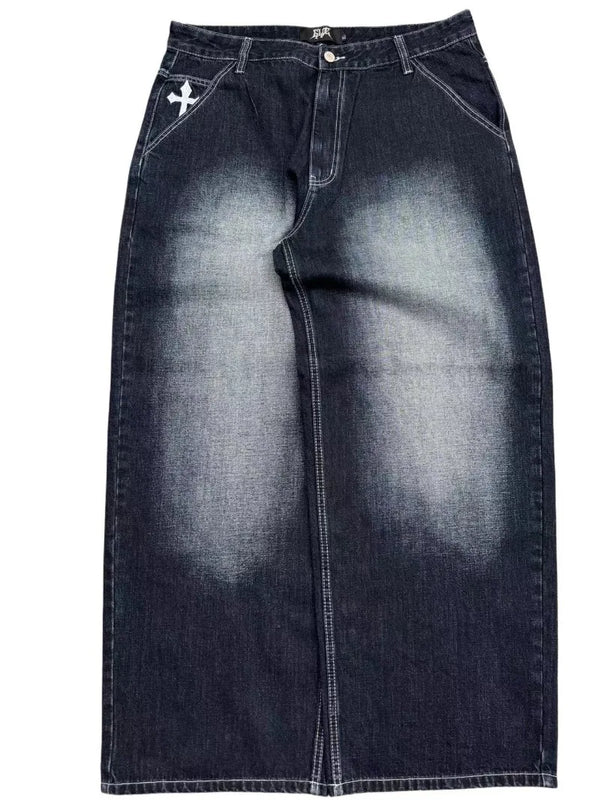 Y2K Vintage Washed Jeans