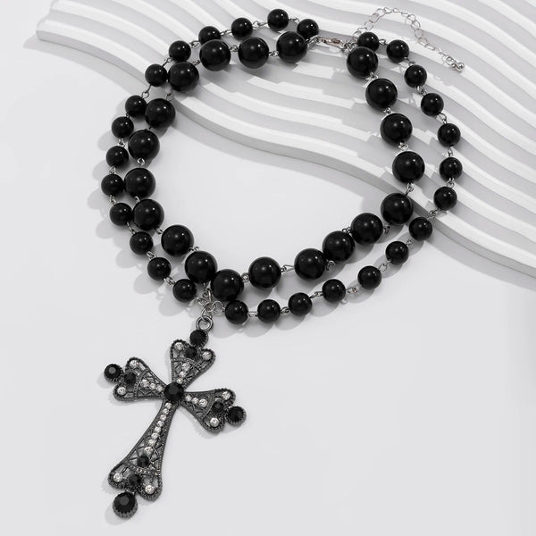 Y2K Cross Necklace