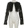 Women’s Y2K Leather Crop Jacket
