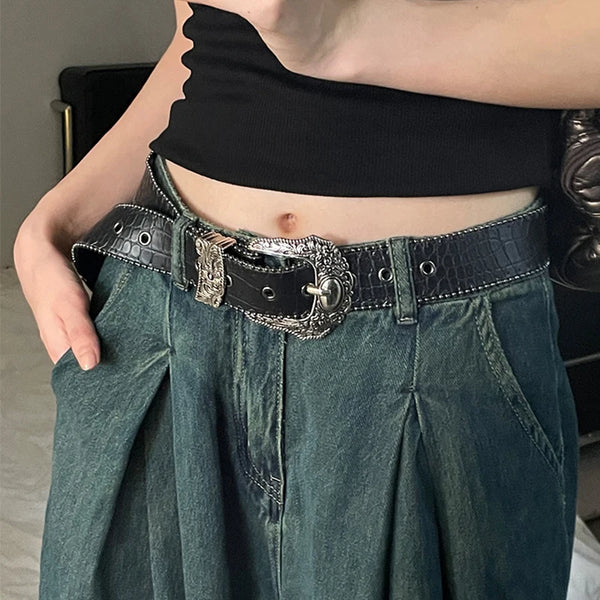 Y2K Goth Designer Belt