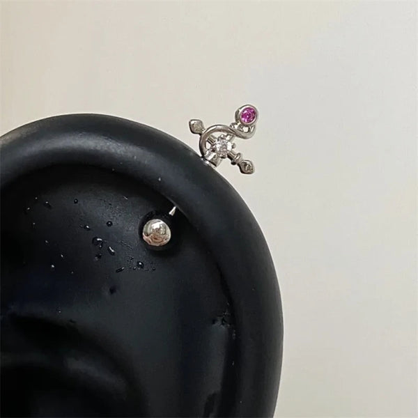 Y2K Angel Star Ear Cuff