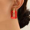 Y2K Geometric Stud Earrings