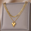 Y2K Gold Color Necklace
