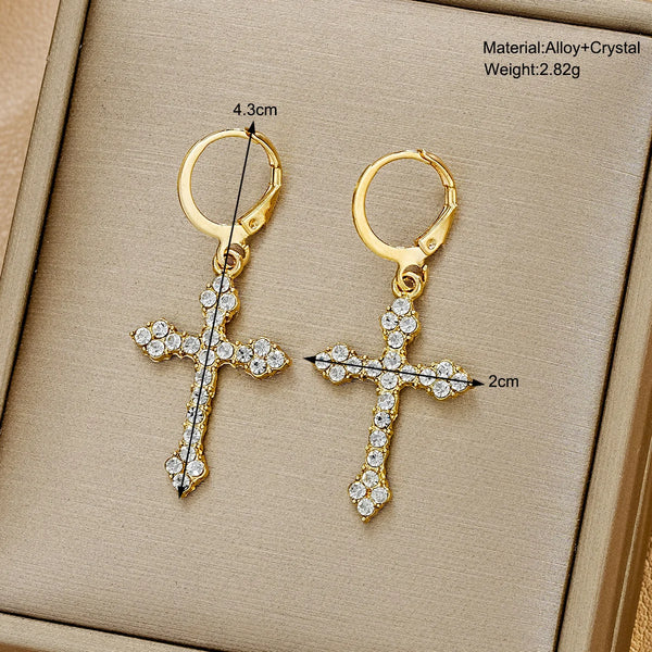 Y2K Kpop Cross Earrings