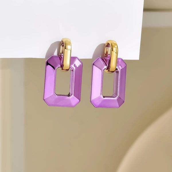 Y2K Geometric Stud Earrings