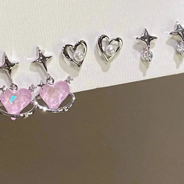 Y2K Aesthetic Earing Set