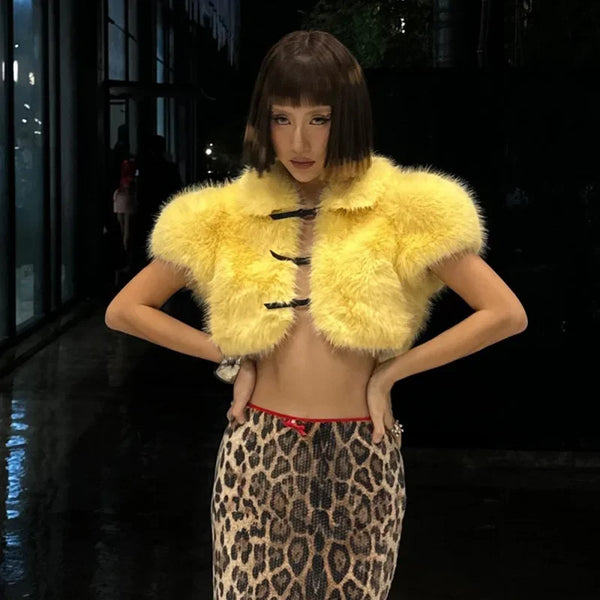 Cute Plush Y2K Jacket