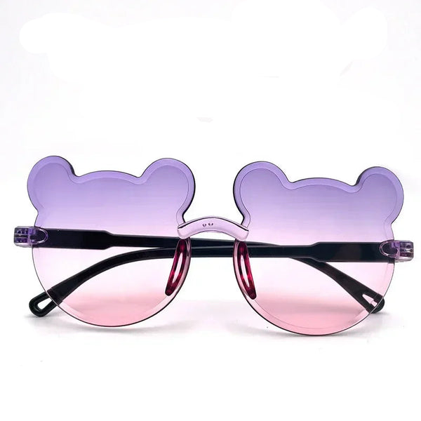 Y2K Bear Rimless Shades