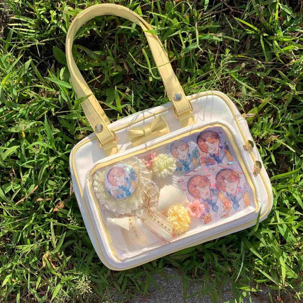 Y2K Transparent Badge Tote