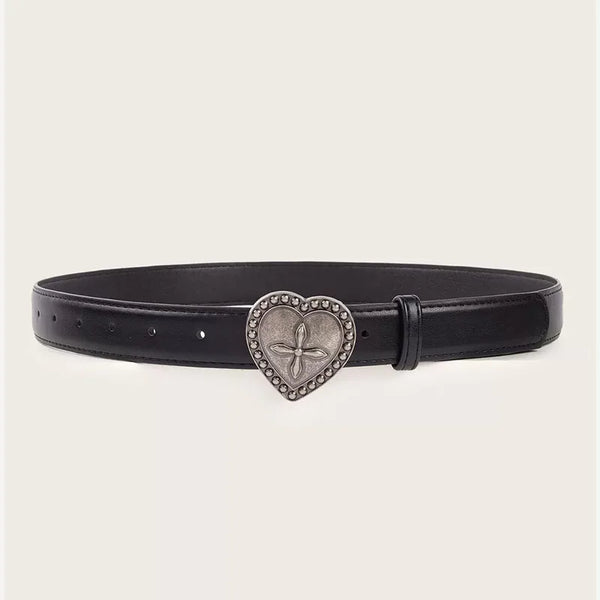 Y2K Peach Heart Belt