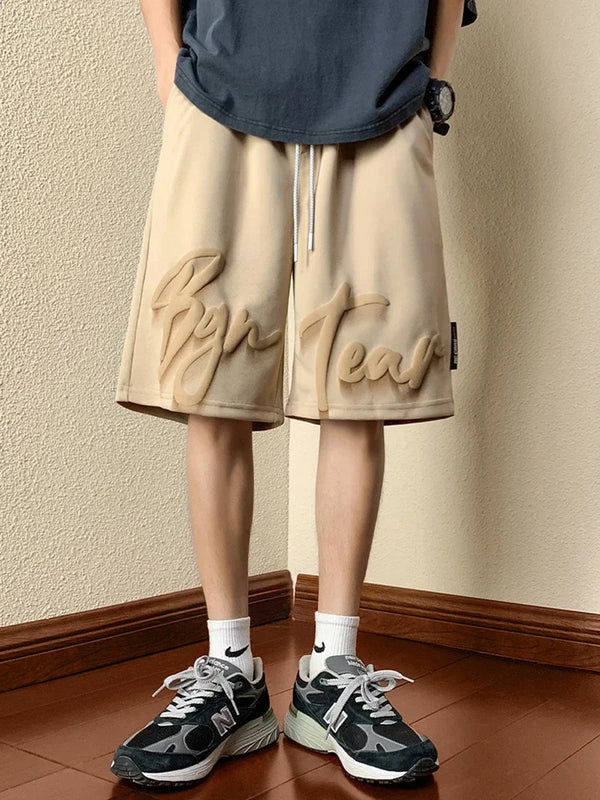 Y2K Foamed Printed Shorts