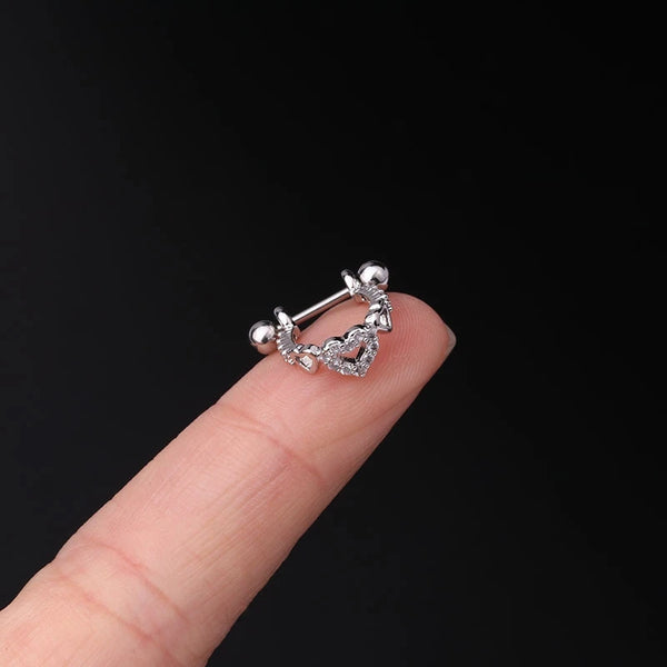 Y2K Hollow Heart Earing