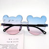 Y2K Bear Rimless Shades