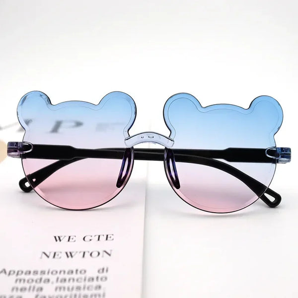 Y2K Bear Rimless Shades