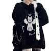 Oversized Y2K Gothic Pullover