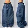 Y2K Multi-pocket Baggy Jeans