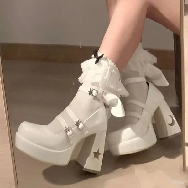 Y2K Cosplay Platform Heels