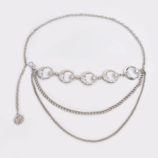 Y2K Tassel Chain Waist Belt