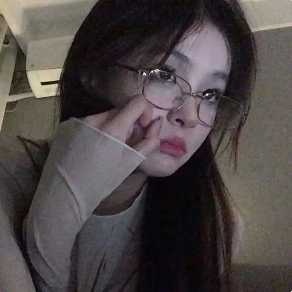 Y2K Square Frame Glasses